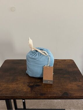 Light Blue Kyte Baby Crib sheet